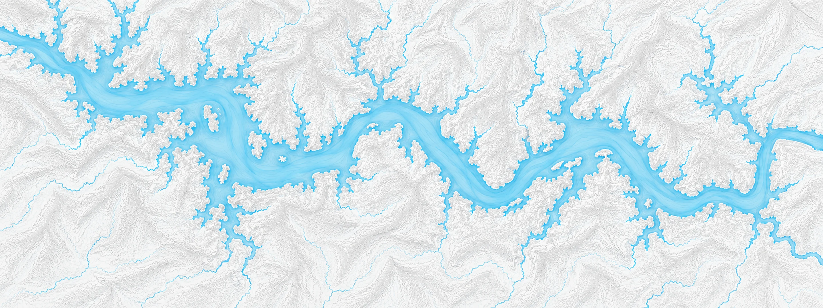 Illustrated map of Chickamauga Lake