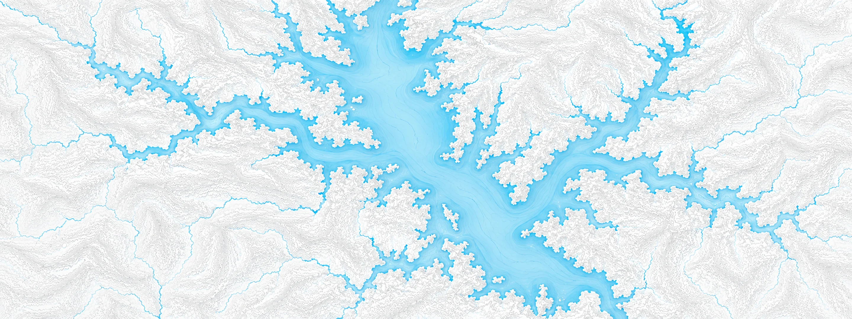 Illustrated map of Lake Allatoona