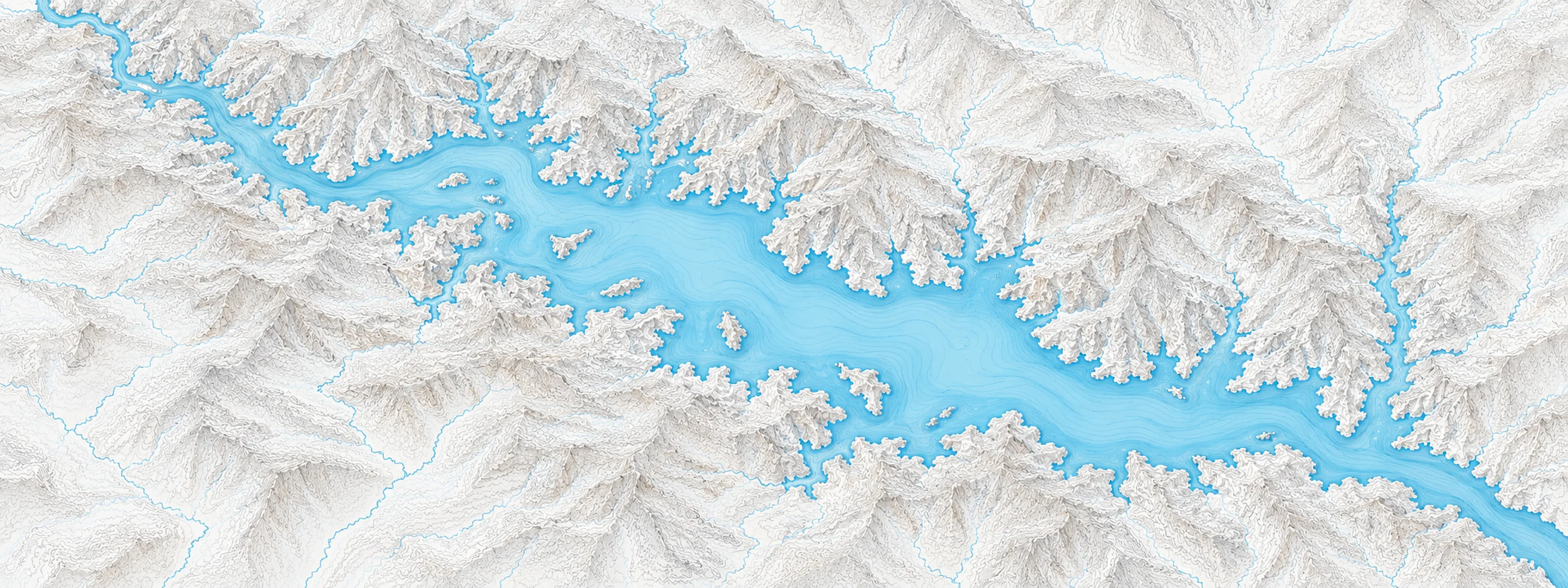 Illustrated map of Lake Havasu