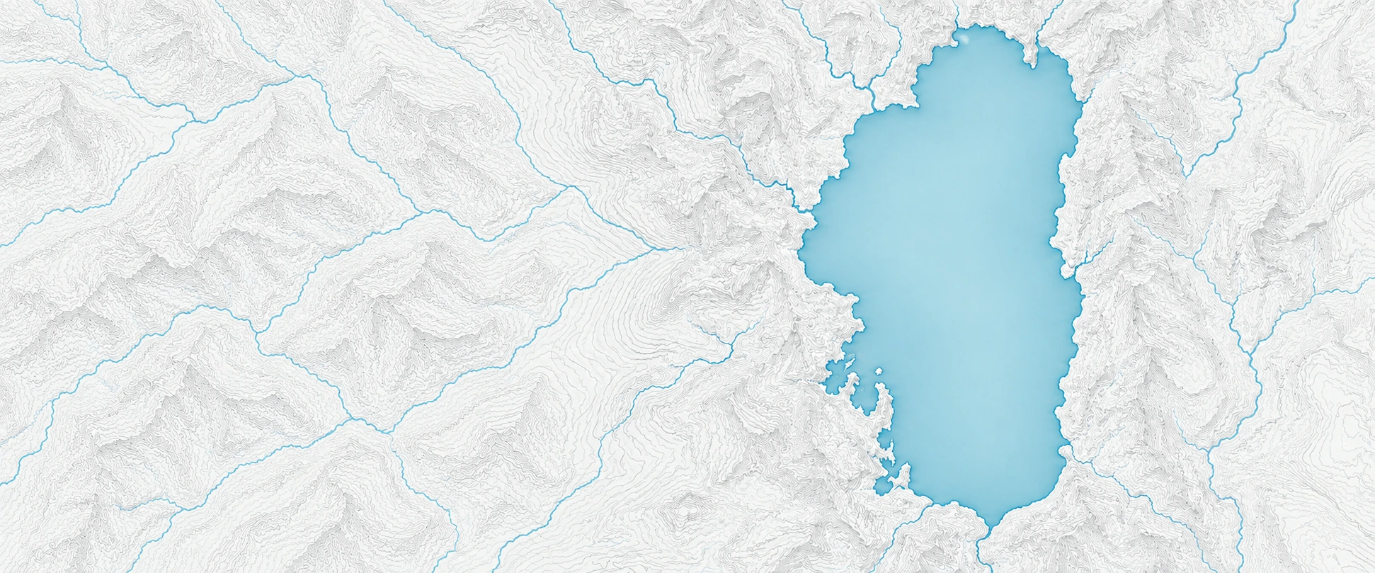 Illustrated map of Lake Tahoe