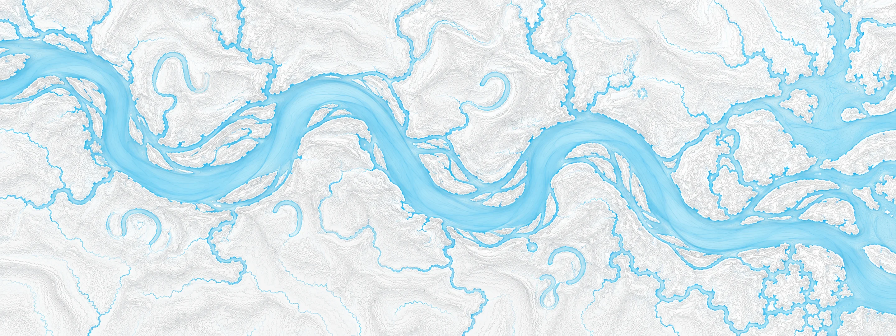 Illustrated map of Altamaha River