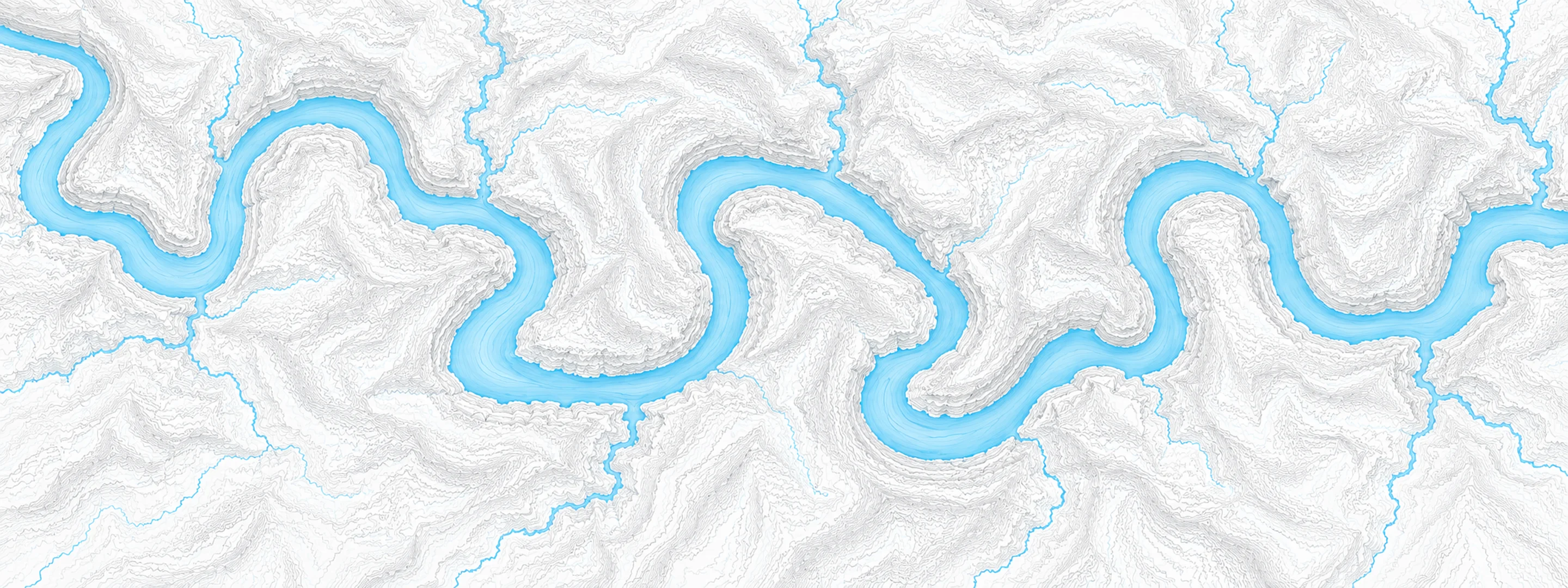Illustrated map of Harpeth River
