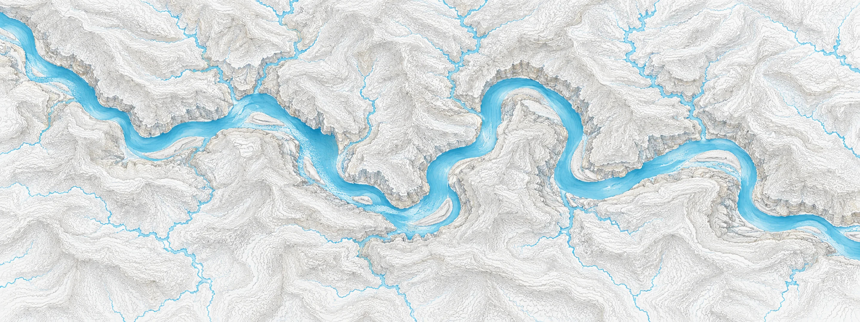 Illustrated map of Mulberry River