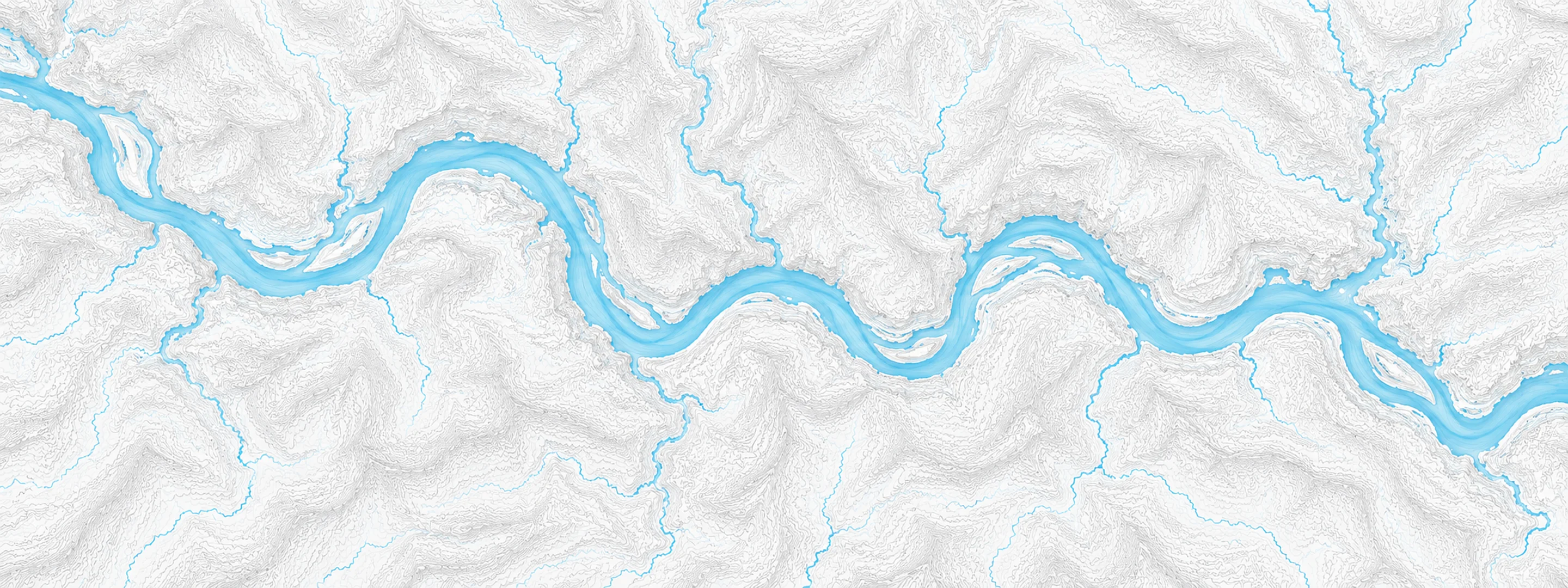Illustrated map of Sandy River (ME)
